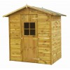 Caseta de jardín de madera 2,17 m2 - 1,77x1,23 m - 16 mm - Impregnada