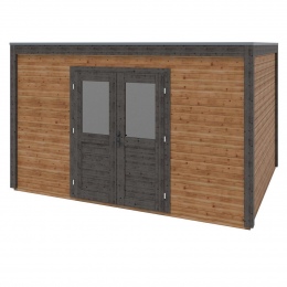 Drewniany domek ogrodowy Nova 4.09x3.09 m - 12.64 m2