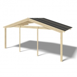 Zadaszenie werandy tarasu domku - 6x3 m