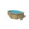 Wooden pool 5,86x3,86 - H.1,20 m - with filtration