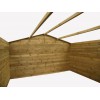 Holzhaus, Geräteschuppen 16m2 - Größe: 4x4m - 28 mm Wandstärke - Farbe: Holz - inklusive Montagematerial