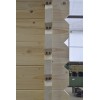 Holzhaus Geräteschuppen 42m2 - Größe: 6x5m - 40 mm Wandstärke - Farbe: Holz - inklusive Montagematerial