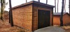 Garaje de madera 24 m2 - 4x6 m - 28 mm - Color: natural