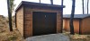 Garage in legno - 24m2 - 4x6m - 28mm - colore: naturale