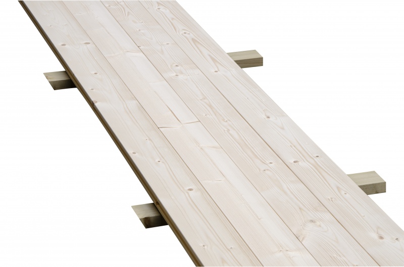 Il pavimento di legno, 28 mm -  set 3m2 - non trattata con impregnante