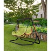 Fotel wiszący ogrodowy ze stelażem