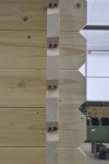 Casetta da giardino in legno - 30m2 - 6x5m - 40mm - colore: naturale