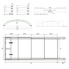 Zadaszenie basenu Horizon 4 moduły 420x861