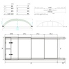 Zadaszenie basenu Horizon 4 moduły 420x861