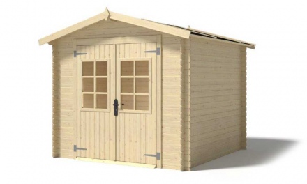 Caseta de jardin de madera 6,05 m2 - 2,46x2,46 m - 19 mm  