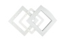 Skimmer podstawowy biały kwadratowy + dysza - komplet