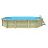 Wooden pool 7,57x4,07 - H.1,31 m