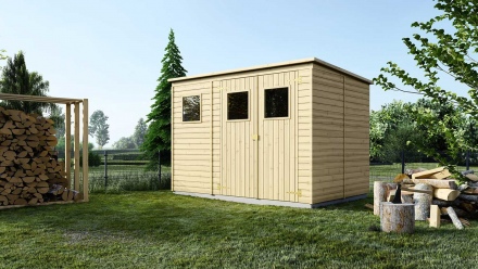 Caseta de jardín de madera 4,86 m2 - 2,70x1,80 m - 12,5 mm