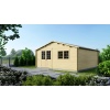 Gartenhaus, Gerätehaus 36m2 - Größe: 6x6m - 40 mm Wandstärke - Farbe: Holz - inklusive Montagematerial