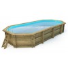 Piscina de madera 8,57x4,57 - H.1,31 m - Con filtración