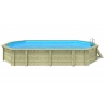 Piscina de madera 8,57x4,57 - H.1,31 m - Con filtración