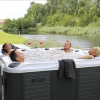 Jacuzzi siedmioosobowe 204x204x90 cm Rewind