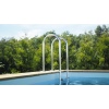 Wooden pool 5,86x3,86 - H.1,20 m - with filtration and cabinet for accessories
