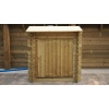 Wooden pool 6,57x4,57 - H.1,31 m - with filtration and cabinet for accessories