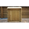 Wooden pool 8,57x4,57 - H.1,45 m - with filtration and cabinet for accessories