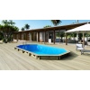 Piscine de jardin en bois - 8,57x4,57  x H.1,31m - avec filtration